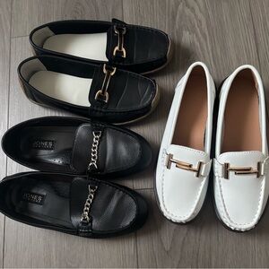 Lot of moccasins shoes